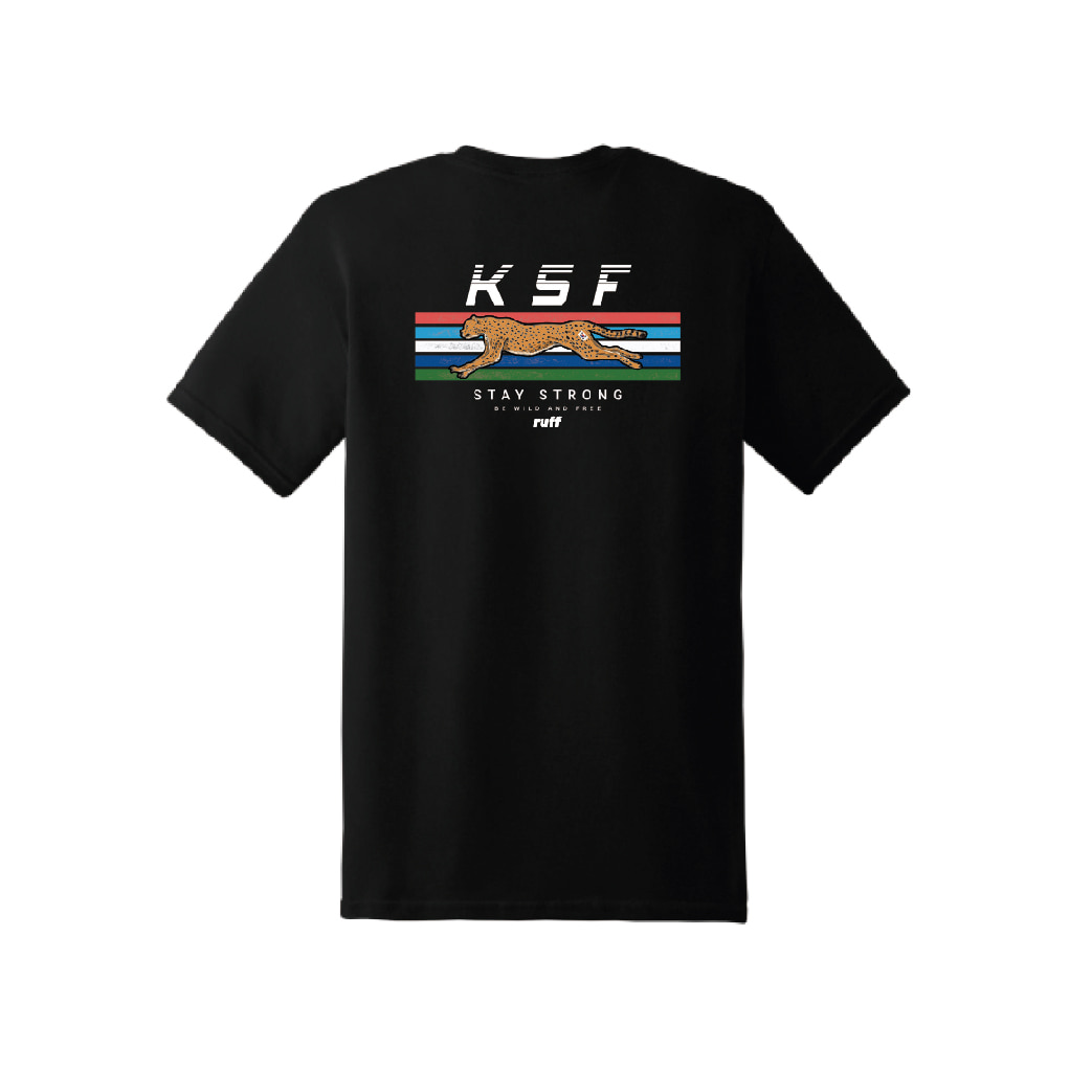 Kismos 2020 Keysport Festival Official Goods Overfit T-shirt Cheetah